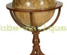 globe ancien de parquet signé Cary