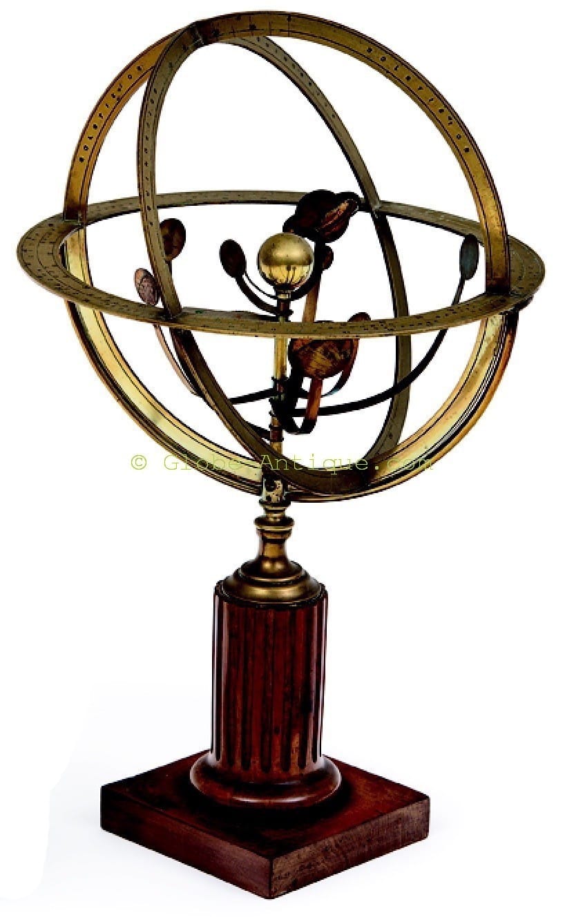Planetary Instrument Antique Planetaria | Antique scientific and nautical instruments