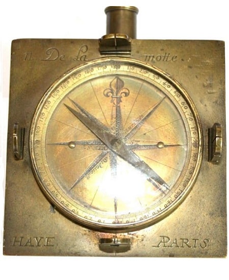 surveying compass signed haye