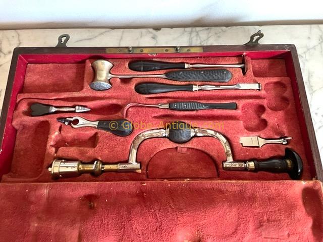 Indian Amputation Instruments Set Amputation and trepanning set By Charriere | Antique scientific and ...